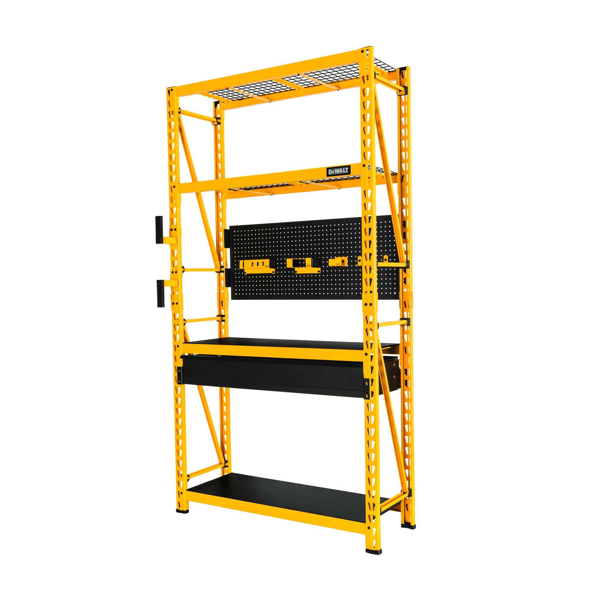 DeWALT Storage and Work Bench Kit — 4ft., Steel Frame, 6000-Lb. Capacity, Model# DXST6000WB